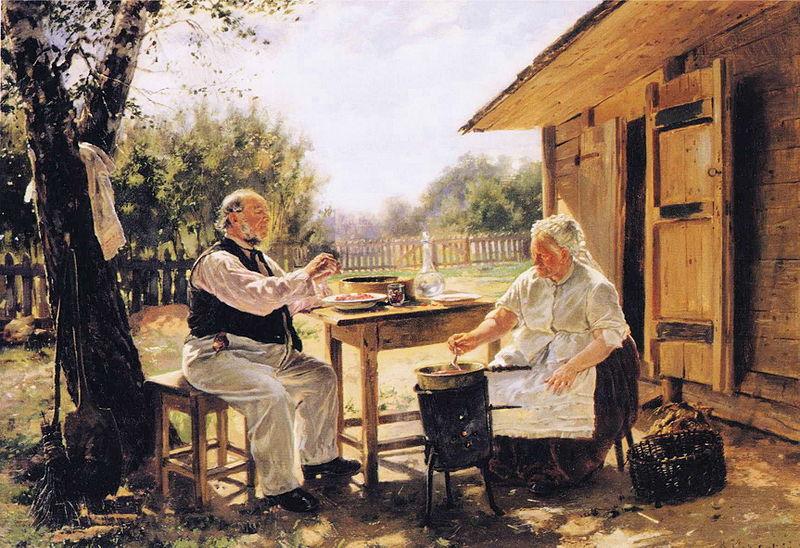 Vladimir Makovsky Making Jam oil painting image